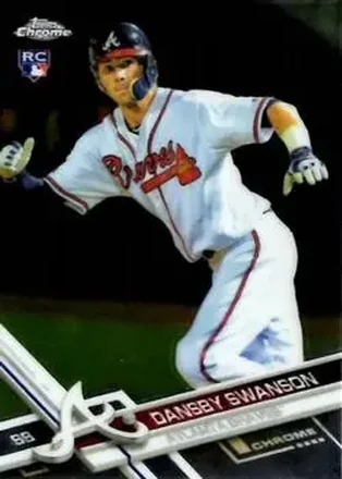 2017 Topps Chrome #8 - Dansby Swanson - Atlanta Braves