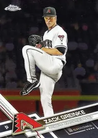 2017 Topps Chrome #11 - Zack Greinke - Arizona Diamondbacks
