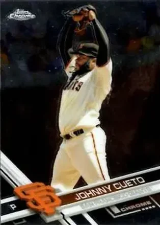 2017 Topps Chrome #13 - Johnny Cueto - San Francisco Giants