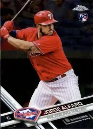 2017 Topps Chrome #15 - Jorge Alfaro - Philadelphia Phillies