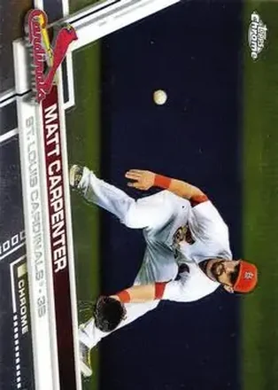 2017 Topps Chrome #16 - Matt Carpenter - St. Louis Cardinals