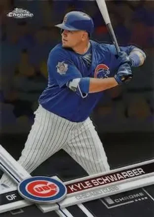 2017 Topps Chrome #17 - Kyle Schwarber - Chicago Cubs