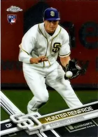 2017 Topps Chrome #18 - Hunter Renfroe - San Diego Padres