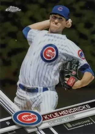 2017 Topps Chrome #19 - Kyle Hendricks - Chicago Cubs