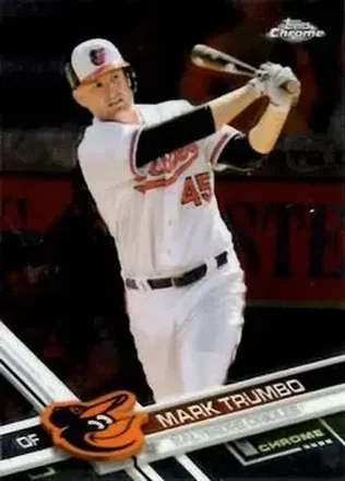 2017 Topps Chrome #23 - Mark Trumbo - Baltimore Orioles