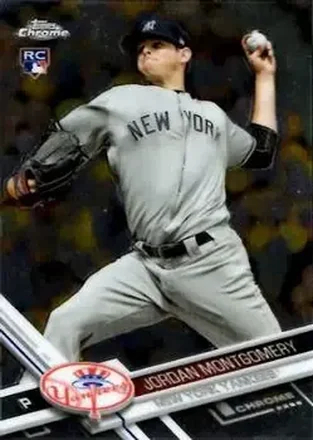 2017 Topps Chrome #24 - Jordan Montgomery - New York Yankees