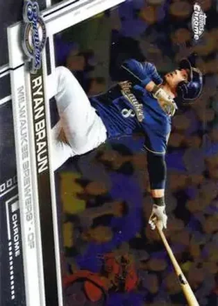 2017 Topps Chrome #26 - Ryan Braun - Milwaukee Brewers