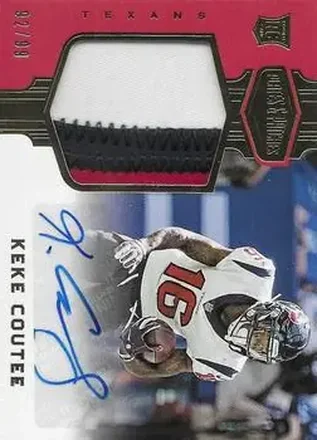 2018 Panini Plates & Patches #213 - Keke Coutee - Houston Texans