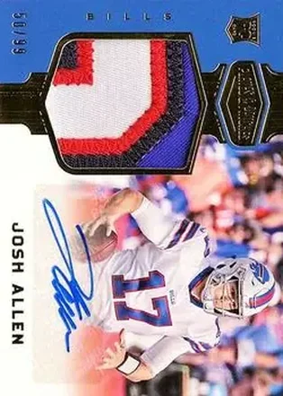 2018 Panini Plates & Patches #233 - Josh Allen - Buffalo Bills