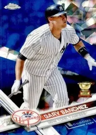 2017 Topps Chrome Sapphire Edition #7 - Gary Sanchez - New York Yankees