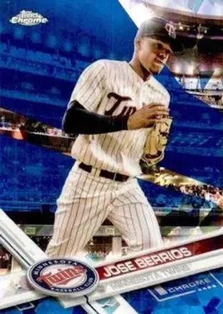 2017 Topps Chrome Sapphire Edition #8 - José Berríos - Minnesota Twins