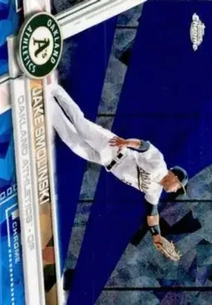 2017 Topps Chrome Sapphire Edition #11 - Jake Smolinski - Oakland Athletics