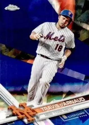 2017 Topps Chrome Sapphire Edition #14 - Travis d’Arnaud - New York Mets