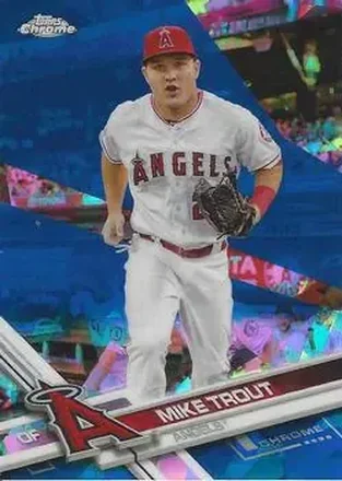 2017 Topps Chrome Sapphire Edition #20 - Mike Trout - Los Angeles Angels