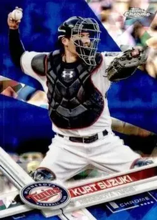 2017 Topps Chrome Sapphire Edition #27 - Kurt Suzuki - Minnesota Twins