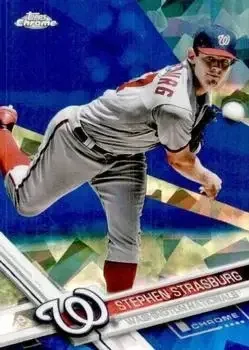 2017 Topps Chrome Sapphire Edition feature card