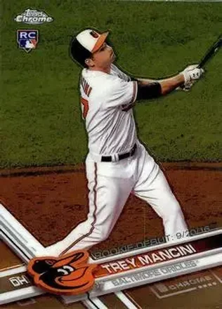 2017 Topps Chrome Update #HMT3 - Trey Mancini - Baltimore Orioles
