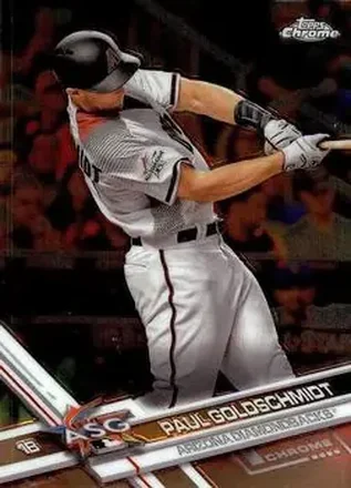 2017 Topps Chrome Update #HMT9 - Paul Goldschmidt - Arizona Diamondbacks
