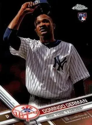 2017 Topps Chrome Update #HMT15 - Domingo Germán - New York Yankees