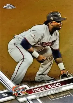2017 Topps Chrome Update #HMT16 - Miguel Sano - Minnesota Twins