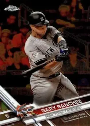 2017 Topps Chrome Update #HMT18 - Gary Sanchez - New York Yankees