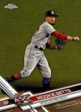 2017 Topps Chrome Update #HMT26 - Mookie Betts - Boston Red Sox