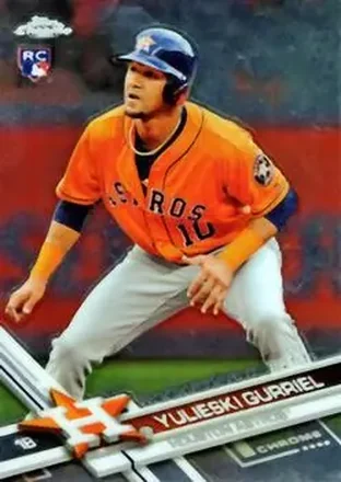 2017 Topps Chrome Update #HMT28 - Yuli Gurriel - Houston Astros