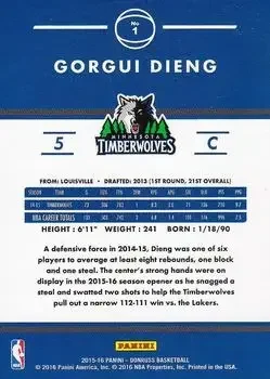 Back of Gorgui Dieng