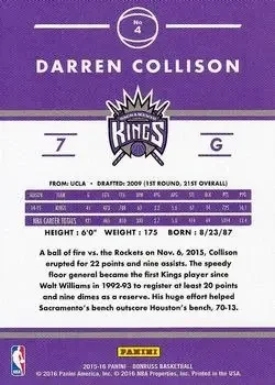 Back of Darren Collison