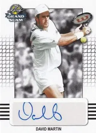 2018 Leaf Grand Slam #BA-DM1 - David Martin
