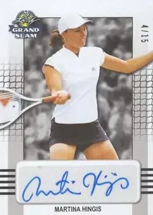 2018 Leaf Grand Slam - Silver #BA-MH1 - Martina Hingis