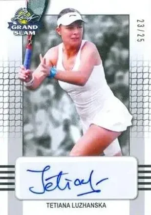 2018 Leaf Grand Slam - Silver #BA-TL1 - Tetiana Luzhanska