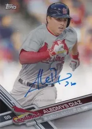2017 Topps Clearly Authentic #CAAU-AD - Aledmys Diaz - St. Louis Cardinals