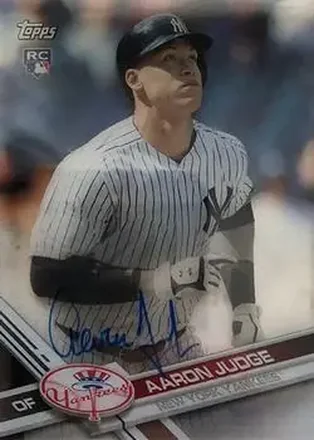 2017 Topps Clearly Authentic #CAAU-AJ - Aaron Judge - New York Yankees