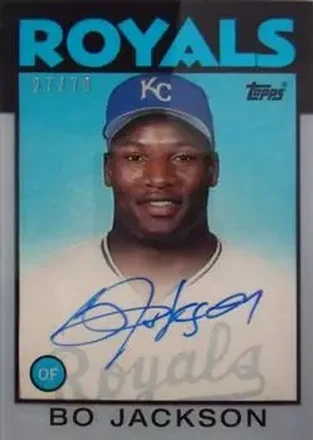 2017 Topps Clearly Authentic - Clearly Authentic Reprint Autographs #CARAU-BJ - Bo Jackson - Kansas City Royals