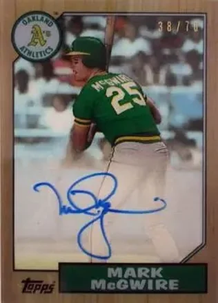 2017 Topps Clearly Authentic - Clearly Authentic Reprint Autographs #CARAU-MMC - Mark McGwire - Oakland Athletics