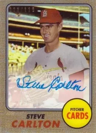 2017 Topps Clearly Authentic - Clearly Authentic Reprint Autographs #CARAU-SC - Steve Carlton - St. Louis Cardinals