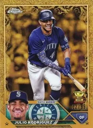 2023 Topps Gilded Collection #150 - Julio Rodríguez - Seattle Mariners