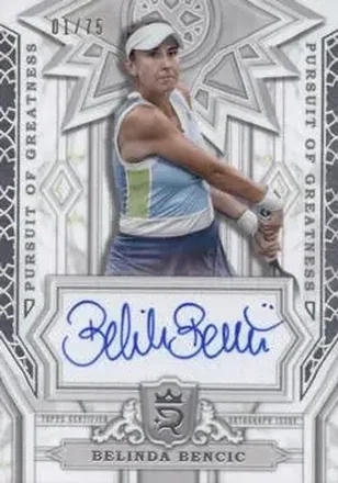 2024 Topps Royalty Collection - Pursuit of Greatness Signatures #PGS-BBE - Belinda Bencic