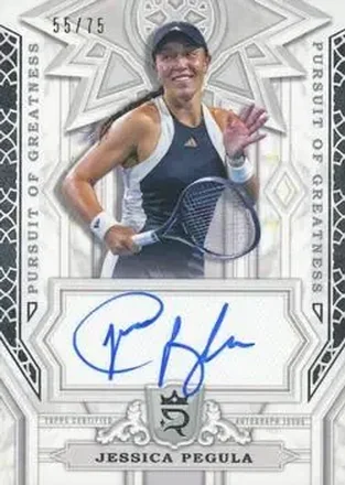 2024 Topps Royalty Collection - Pursuit of Greatness Signatures #PGS-JPA - Jessica Pegula