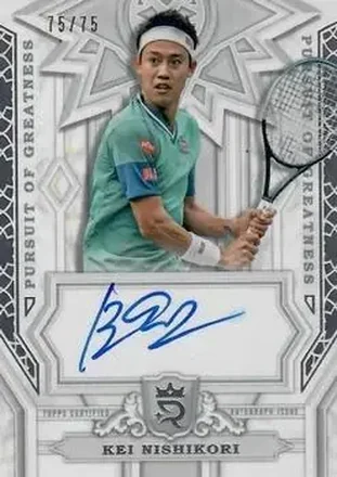 2024 Topps Royalty Collection - Pursuit of Greatness Signatures #PGS-KNI - Kei Nishikori