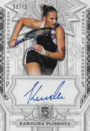 2024 Topps Royalty Collection - Pursuit of Greatness Signatures #PGS-KPA - Karolina Pliskova