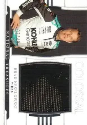 2022 Panini National Treasures - Colossal Race Used Tires #RUF-BK - Brad Keselowski - RFK Racing