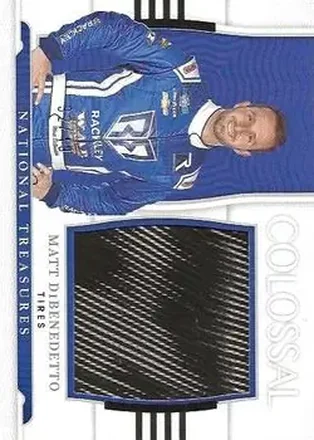 2022 Panini National Treasures - Colossal Race Used Tires #RUF-MDI - Matt DiBenedetto - Rackley W.A.R.