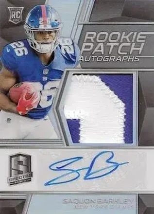 2018 Panini Spectra #206 - Saquon Barkley - New York Giants