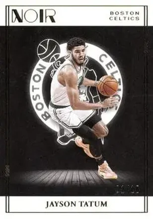2020-21 Panini Noir - Gold #56 - Jayson Tatum - Boston Celtics