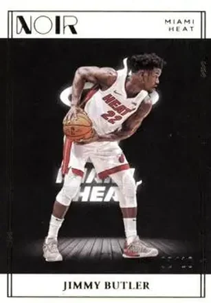2020-21 Panini Noir - Gold #63 - Jimmy Butler - Miami Heat