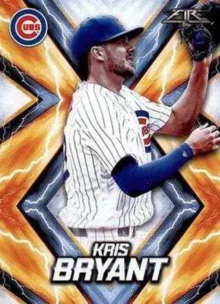 2017 Topps Fire #1 - Kris Bryant - Chicago Cubs