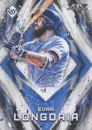 2017 Topps Fire #5 - Evan Longoria - Tampa Bay Rays