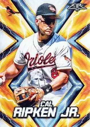 2017 Topps Fire #14 - Cal Ripken - Baltimore Orioles
